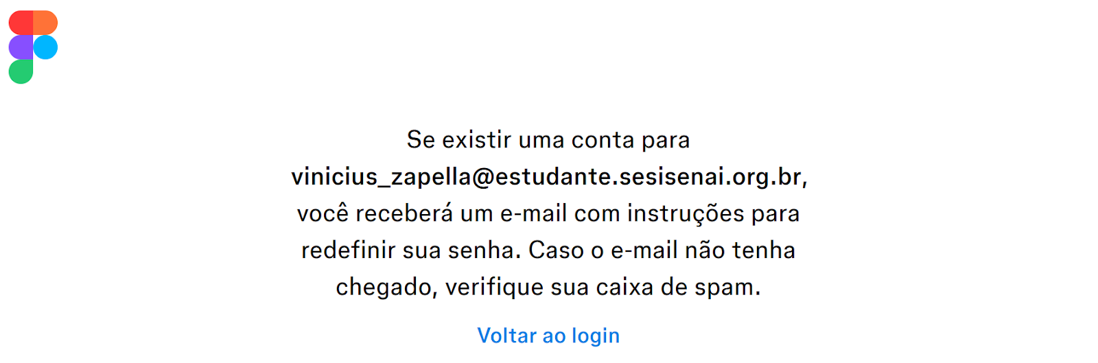 Captura de tela do Figma em validacao email senha